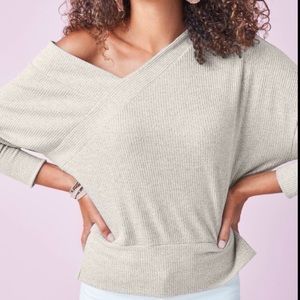 Stella & Dot Double V Lightweight Sweater